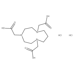 2-[4,7-Bis(carboxymethyl)-1,4,7-triazecan-1-yl]acetic acid;dihydrochloride Structure