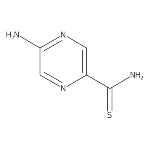 5-Aminopyrazine-2-carbothioamide Structure