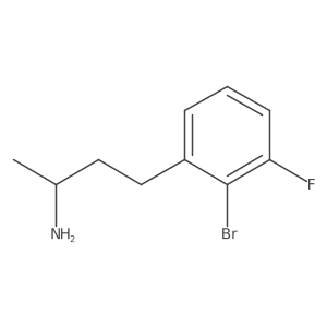 (2S)-4-(2-bromo-3-fluorophenyl)butan-2-amine Structure