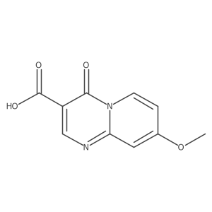 8-Methoxy-4H-Pyrido[1,2-a]pyrimidine-4-oxo-3-carboxylic acid Structure