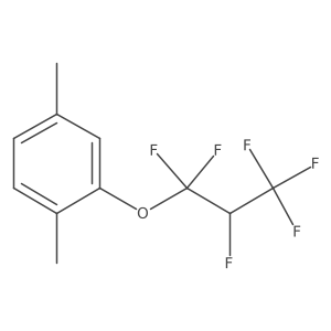 2,5-Dimethyl-(1,1,2,3,3,3-hexafluoropropoxy)benzene Structure