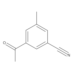 3-Acetyl-5-methylbenzonitrile结构式