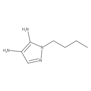 1-Butyl-1H-pyrazole-4,5-diamine Structure
