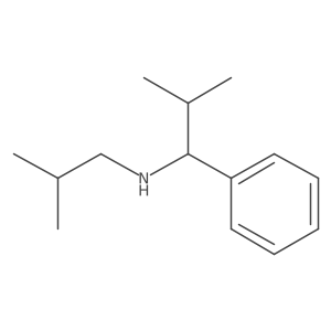 (2-Methyl-1-phenylpropyl)(2-methylpropyl)amine Structure