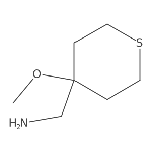 (4-Methoxythian-4-yl)methanamine结构式