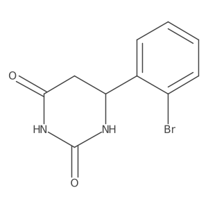 6-(2-Bromophenyl)-1,3-diazinane-2,4-dione结构式