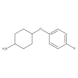 4-(4-Fluorophenoxy)cyclohexanamine Structure