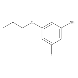 3-Fluoro-5-propoxyaniline Structure