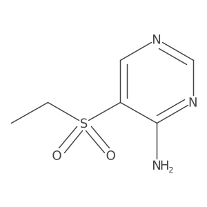 5-(Ethylsulfonyl)pyrimidin-4-amine结构式