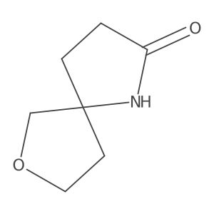 7-Oxa-1-azaspiro[4.4]nonan-2-one Structure