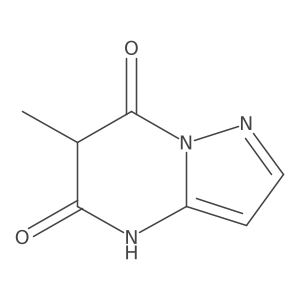 6-methyl-4H,5H,6H,7H-pyrazolo[1,5-a]pyrimidine-5,7-dione Structure