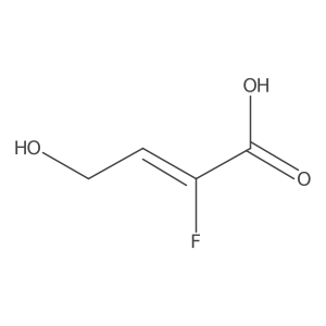 (Z)-2-fluoro-4-hydroxybut-2-enoic acid结构式