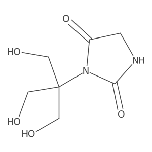 3-(1,3-Dihydroxy-2-(hydroxymethyl)propan-2-yl)imidazolidine-2,4-dione Structure
