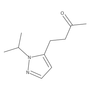 4-[1-(propan-2-yl)-1H-pyrazol-5-yl]butan-2-one Structure