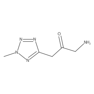 1-Amino-3-(2-methyl-2h-1,2,3,4-tetrazol-5-yl)propan-2-one Structure