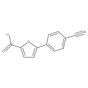 5-(4-Cyanophenyl)furan-2-carbonyl chloride结构式