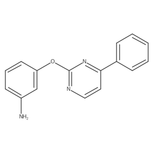 3-[(4-Phenyl-2-pyrimidinyl)oxy]benzenamine Structure