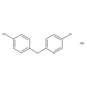 4-[(5-Bromopyridin-2-yl)oxy]phenol hydrobromide结构式