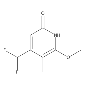 4-(Difluoromethyl)-6-methoxy-5-methylpyridin-2-ol Structure