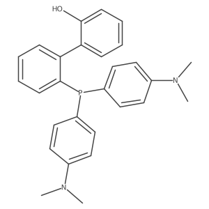 2'-(bis(4-(Dimethylamino)phenyl)phosphino)-[1,1'-biphenyl]-2-ol结构式