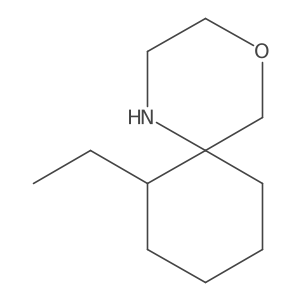 7-Ethyl-4-oxa-1-azaspiro[5.5]undecane Structure