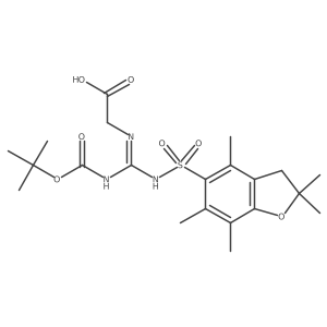 (Boc,Pbf-amidino)-glycin Structure