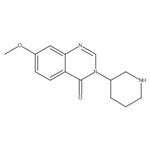 7-Methoxy-3-(piperidin-3-yl)-3,4-dihydroquinazolin-4-one结构式