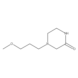 4-(3-Methoxypropyl)-2-piperazinone结构式