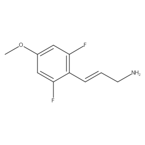 3-(2,6-Difluoro-4-methoxyphenyl)prop-2-en-1-amine结构式