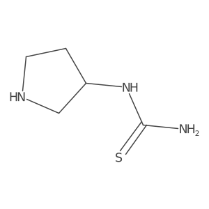 (Pyrrolidin-3-yl)thiourea Structure