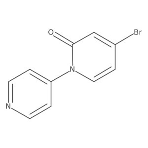 4-Bromo-1-(pyridin-4-yl)pyridin-2(1H)-one Structure