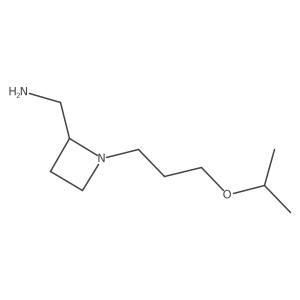 {1-[3-(Propan-2-yloxy)propyl]azetidin-2-yl}methanamine结构式