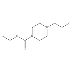 Ethyl 4-(2-fluoroethyl)piperazine-1-carboxylate Structure