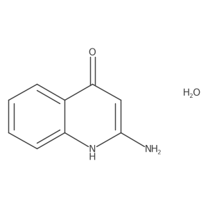 2-Amino-4-hydroxyquinoline hydrate Structure