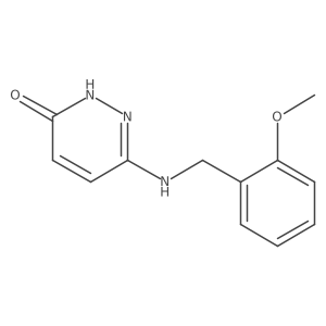 6-((2-Methoxybenzyl)amino)pyridazin-3-ol结构式