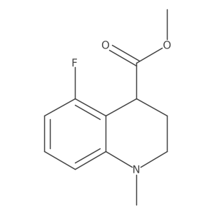 Methyl 5-fluoro-1-methyl-1,2,3,4-tetrahydroquinoline-4-carboxylate Structure