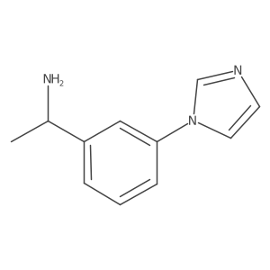 (1R)-1-[3-(1H-imidazol-1-yl)phenyl]ethan-1-amine Structure