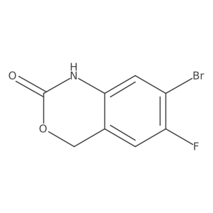 7-bromo-6-fluoro-2,4-dihydro-1H-3,1-benzoxazin-2-one Structure