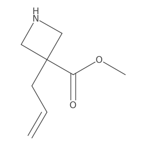 Methyl 3-allylazetidine-3-carboxylate Structure