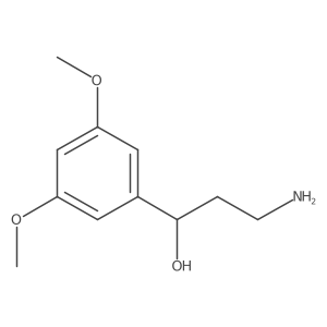 (1S)-3-amino-1-(3,5-dimethoxyphenyl)propan-1-ol Structure
