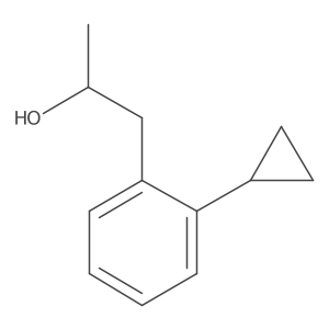 (2S)-1-(2-cyclopropylphenyl)propan-2-ol Structure