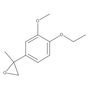 2-(4-Ethoxy-3-methoxyphenyl)-2-methyloxirane结构式