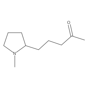 5-(1-Methylpyrrolidin-2-yl)pentan-2-one Structure