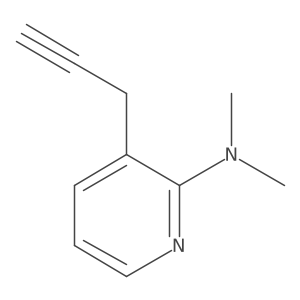 N,N-dimethyl-3-(prop-2-yn-1-yl)pyridin-2-amine结构式