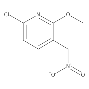 6-Chloro-2-methoxy-3-(nitromethyl)pyridine结构式