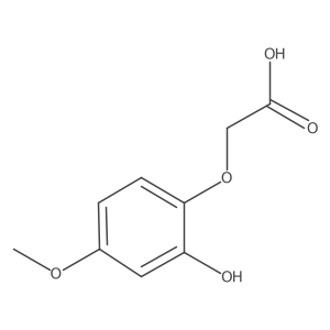 2-(2-Hydroxy-4-methoxyphenoxy)acetic acid结构式
