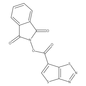1,3-dioxo-2,3-dihydro-1H-isoindol-2-yl thieno[2,3-d][1,2,3]thiadiazole-6-carboxylate Structure