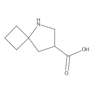 5-Azaspiro[3.4]octane-7-carboxylic acid结构式