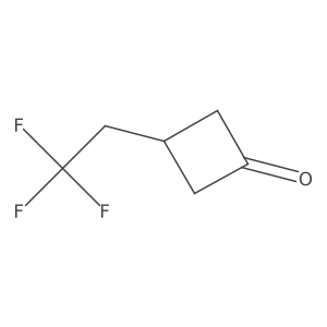 3-(2,2,2-Trifluoroethyl)cyclobutan-1-one Structure