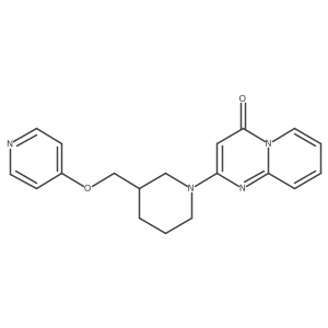 2-{3-[(pyridin-4-yloxy)methyl]piperidin-1-yl}-4H-pyrido[1,2-a]pyrimidin-4-one结构式